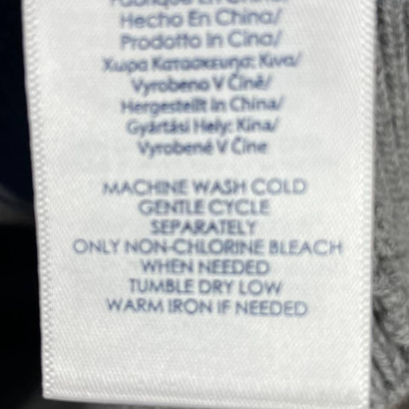 Chaps Men’s Crew Neck Cotton Stripe Pullover Sweater Size Medium - Picture 9 of 10